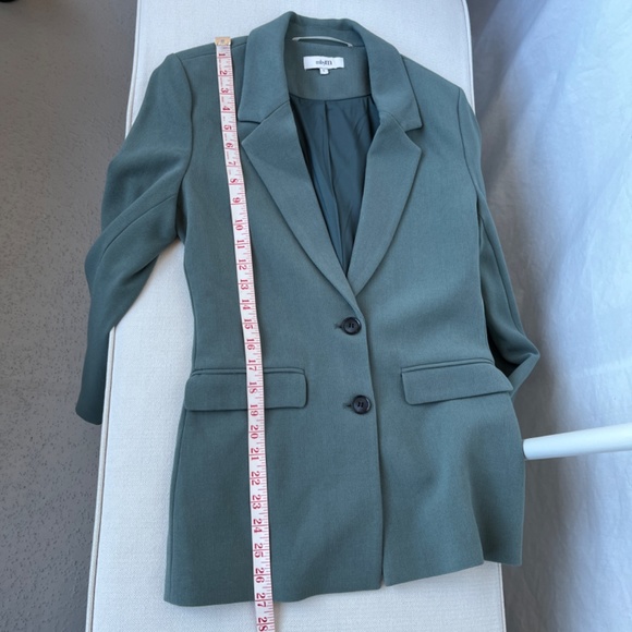MBYM (S) 2-button light moss green blazer, BNWOT - Picture 10 of 15